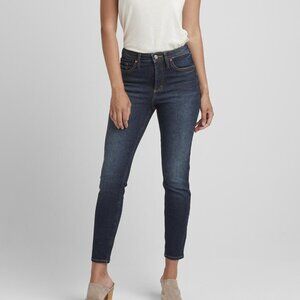 Silver Jeans Infinite Fit High Rise Skinny Indigo 27” Inseam M/L Stretch